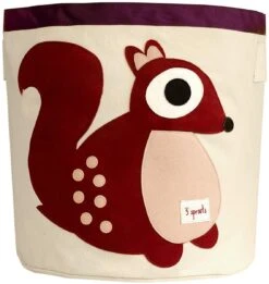 3 Sprouts Storage Bin Squirrel