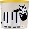 3 Sprouts Storage Bin Zebra