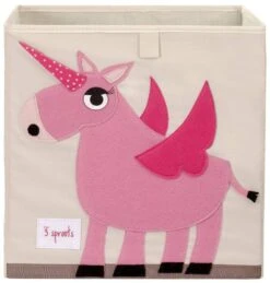 3 Sprouts Storage Box Unicorn