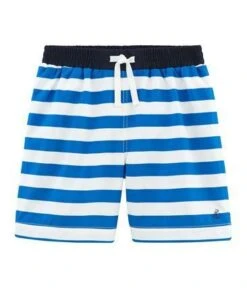 Petit Bateau De Plage Bathing Short Blue/White