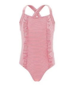 Petit Bateau Maillot Girls Bathing Suit 1 Piece Pink
