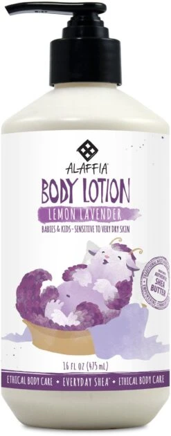 Alaffia Baby & Kid's Shea Lotion Calming Lemon Lavender 475 Ml