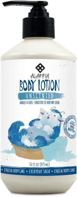 Alaffia Baby & Kid's Shea Lotion Gently Unscented 475ml