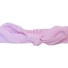 Baby Wisp Bunny Ears Headband - Pinstripe Pink 3m+