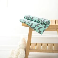Aden & Anais Classic Swaddle Single In Box - Mod Zebra -Selected Baby Products Stores 8936f 3 muslin swaddle green zebra