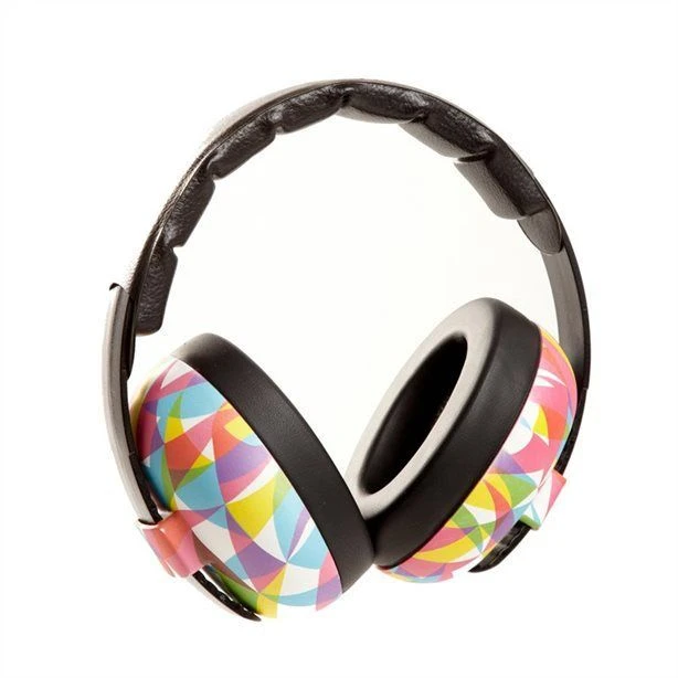 Banz Baby Ear Muffs - Geo Print 3 Months+ 2 Banz Baby Ear Muffs - Geo Print 3 Months+ - Image 2