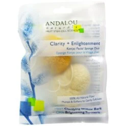 ANDALOU Naturals Enlightenment Konjac Facial Sponge Duo