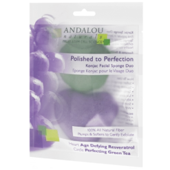 ANDALOU Naturals Perfection Konjac Facial Sponge Duo