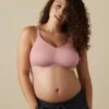 Bravado Designs The Body Silk Seamless Full Cup Nursing Bra - Dusted Peony Size L