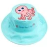 FlapJackKids Kid's Sun Hat Octopus & Sea Turtle (4-6 Years)