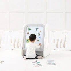 IFam Easy Doing Kids Magnetic Easel - Gray/Double -Selected Baby Products Stores dbt if 143 ifam easy doing kids magnetic easel grey 15539536463