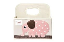 3 Sprouts Diaper Caddy Elephant