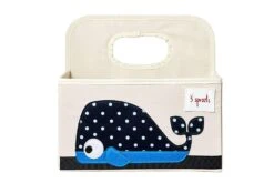 3 Sprouts Diaper Caddy Whale