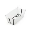 Stokke Flexi Bath Bundle With Heat Sensitive Plug V2 - White Black @