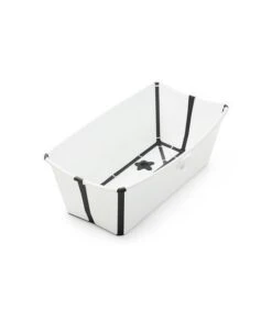 Stokke Flexi Bath Bundle With Heat Sensitive Plug V2 - White Black @