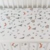 Little Unicorn Cotton Muslin Crib Sheet Forest Friends