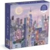 Galison City Lights 1000 Piece Puzzle In A Square Box