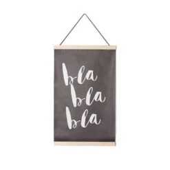 Gautier Studio Canvas Wall Hanging Bla Bla