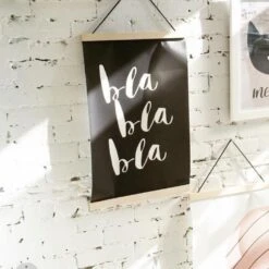 Gautier Studio Canvas Wall Hanging Bla Bla -Selected Baby Products Stores gautier studio canvas wall hanging bla bla 3