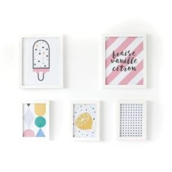 Gautier Studio PEZ Set Of 5 - White Frames