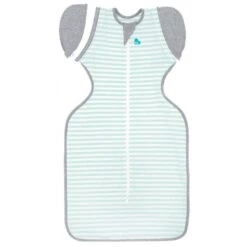 Love To Dream Swaddle Up Transition Bag Original 1.0 Tog - Mint Stripe - Large