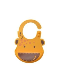 Marcus & Marcus Silicone Baby Bib - Lola The Giraffe