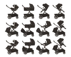 Nuna Demi Grow Stroller - Caviar D/C -Selected Baby Products Stores md 19347596 3