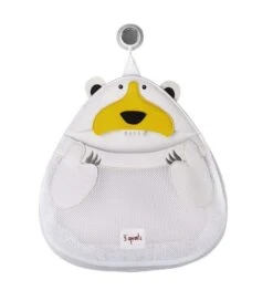 3 Sprouts Bath Storage Polar Bear