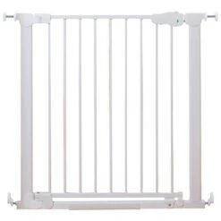 Qdos Auto Close SafeGate With Extensions - White