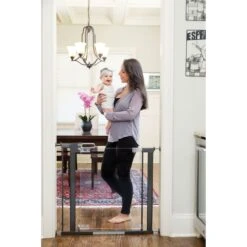 Qdos Crystal Pressure Mounted Safety Gate - Clear -Selected Baby Products Stores qdos crystal pressure mounted safety gate clear 4