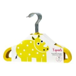 3 Sprouts Hangers (set Of 10) Rhino
