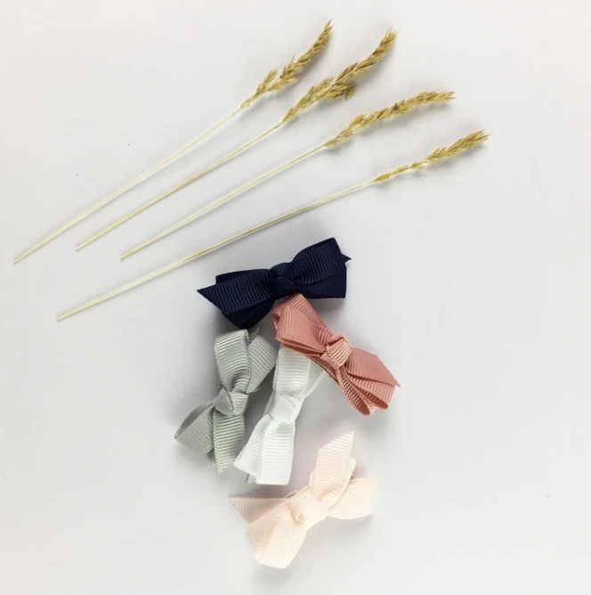 Baby Wisp Chelsea Bows Snap Clip - Baby Hype - Image 2