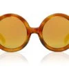 Sons + Daughters Sunglasses Lenny Yellow Creme Brulee With Mirror