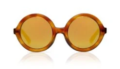 Sons + Daughters Sunglasses Lenny Yellow Creme Brulee With Mirror