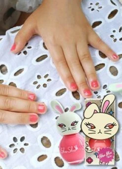 ShuShu Peel Off Nail Polish - Hot Pink Kate -Selected Baby Products Stores st03 peel off hot pink 2