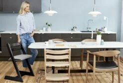 Stokke Tripp Trapp Adult Cushion - Slate Twill -Selected Baby Products Stores tripp trapp oakcollection adultcush slatetwill 170606 0325860 36068