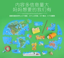 Mideer Our World Floor Puzzle 100 Pieces 3Years+ -Selected Baby Products Stores wechat image 20200420172105
