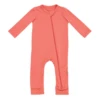 Kyte Baby Zippered Romper In Melon 3-6 Months