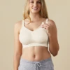 Bravado Designs The Body Silk Seamless Nursing Bra - Antique White Size XL