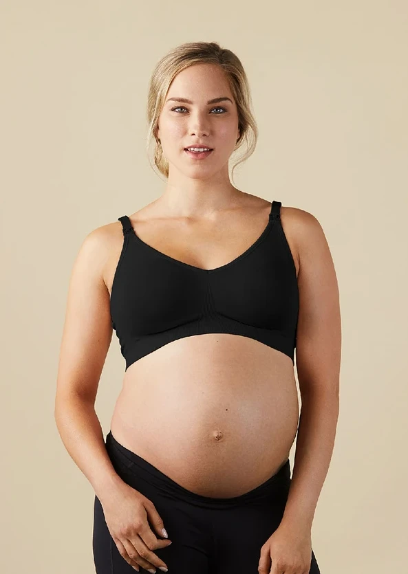 Bravado Designs The Body Silk Seamless Full Cup Nursing Bra - Black Size L 1 Bravado Designs The Body Silk Seamless Full Cup Nursing Bra - Black Size L