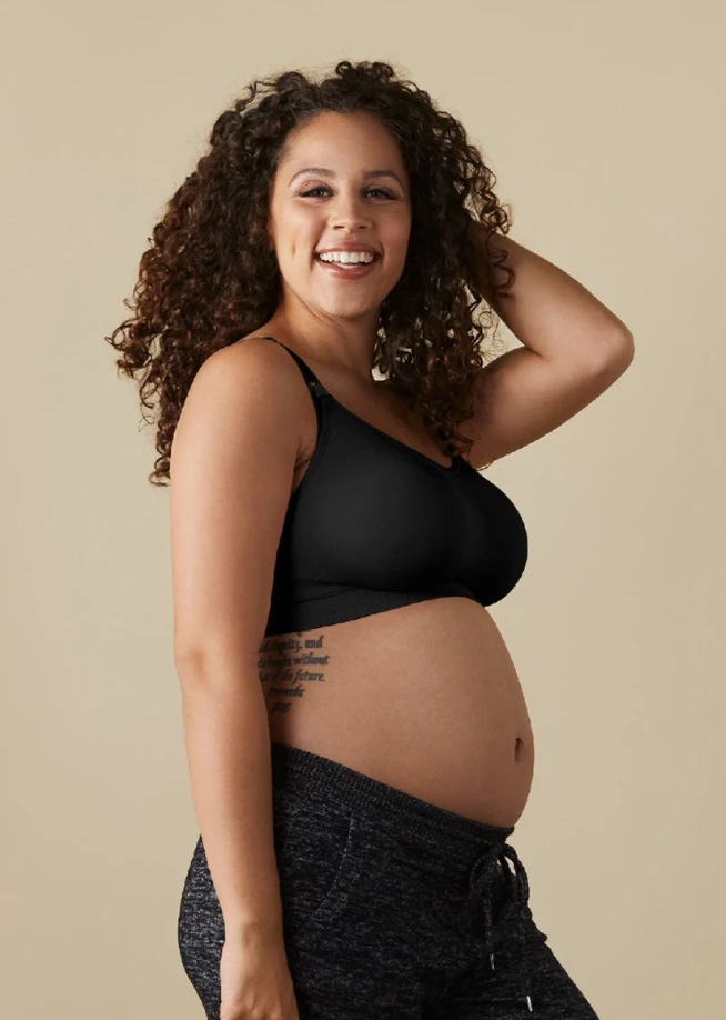 Bravado Designs The Body Silk Seamless Full Cup Nursing Bra - Black Size L 2 Bravado Designs The Body Silk Seamless Full Cup Nursing Bra - Black Size L - Image 2
