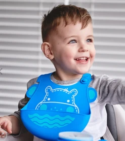 Marcus & Marcus Silicone Baby Bib - Lucas
