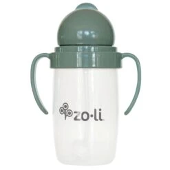 Zoli BOT 2.0 Straw Sippy Cup 10oz 295ml - Spruce Green